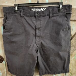 Dickies Men's Charcoal Flat Front Shorts